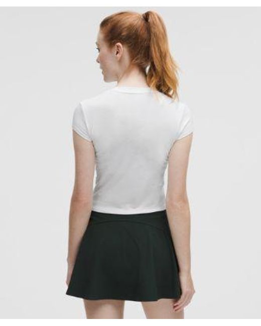 lululemon athletica Gray Organic Cotton Baby Tee