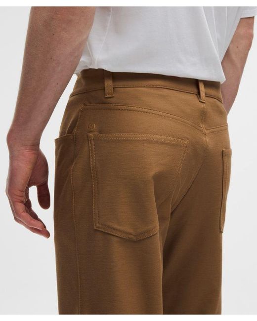 lululemon athletica Black – Easyfive Classic-Straight Trousers 30L – /Khaki – Size 12 for men