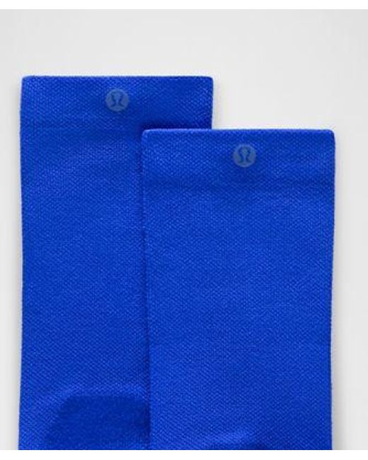 lululemon athletica Blue Power Stride Cushion Crew Socks