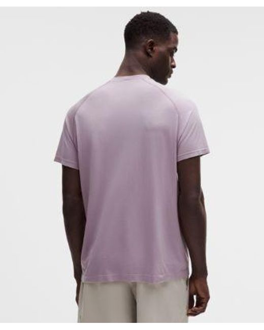 lululemon athletica Purple Metal Vent Tech Short-Sleeve Shirt for men