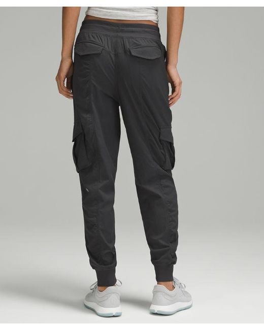 lululemon athletica Black Dance Studio Relaxed-fit Mid-rise Cargo Joggers