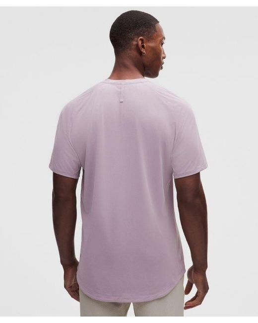 lululemon athletica Purple License To Train Short-Sleeve Shirt for men