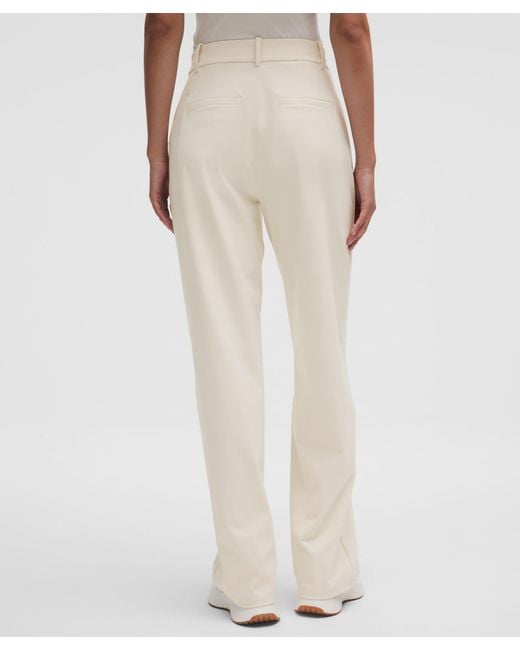 lululemon athletica Red Daydrift High-Rise Straight-Leg Trouser