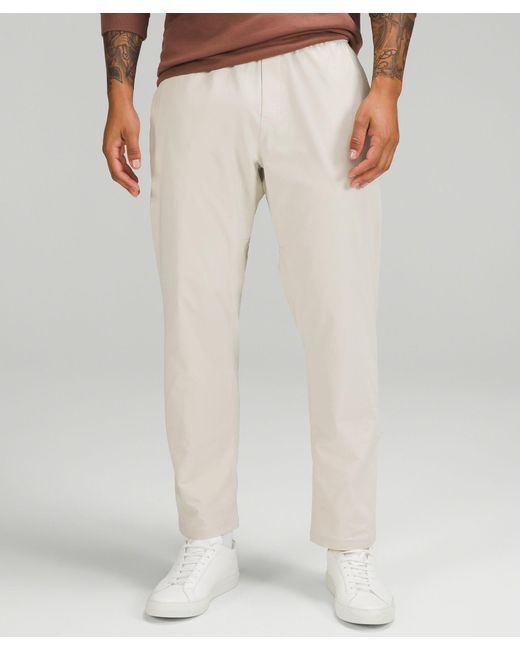 lululemon athletica White Relaxed-fit Stretch Pant 29" for men