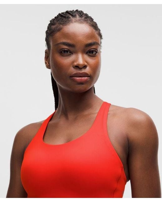 lululemon athletica Red – Energy Sports Bra High Support, B–G Cups – – Size 6
