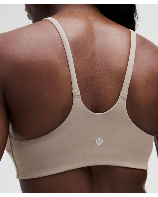 lululemon athletica Natural Wunder Train Strappy Racer Bra
