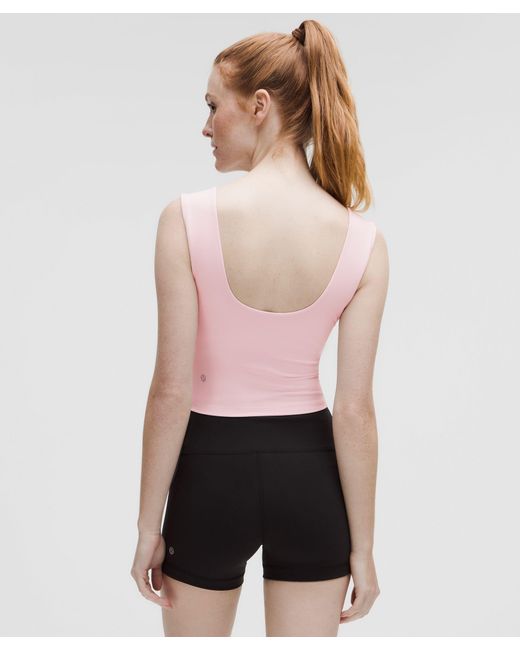 lululemon athletica Pink Wunder Train Wide-Strap Tank Top
