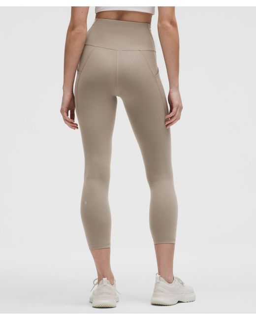 lululemon athletica Natural Wunder Train High-Rise Crop With Pockets 23"