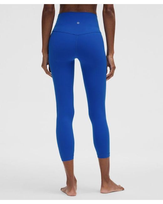 lululemon athletica Blue Align High-Rise Crop 23"