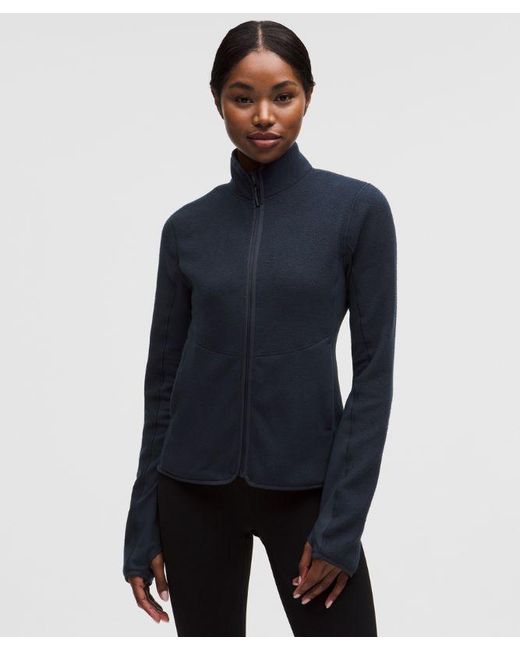 lululemon athletica Blue – Tumbled Running Jacket – –