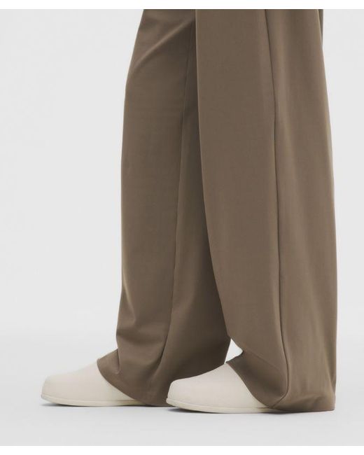 lululemon athletica Natural Daydrift High-Rise Wide-Leg Trouser