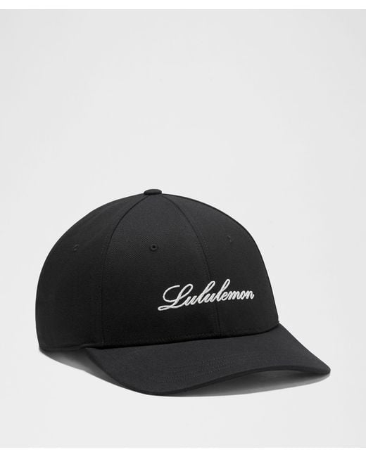 lululemon athletica Black Structured Classic Ball Cap