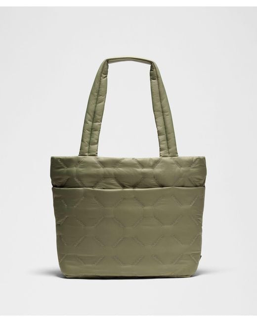 lululemon Women's Green Quilty Pleasures Tote Bag