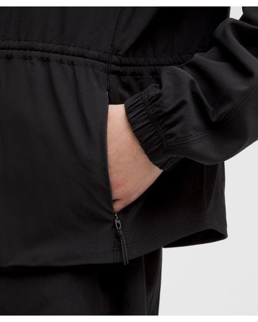 lululemon athletica Black Uv-Protective Cinch-Waist Running Jacket
