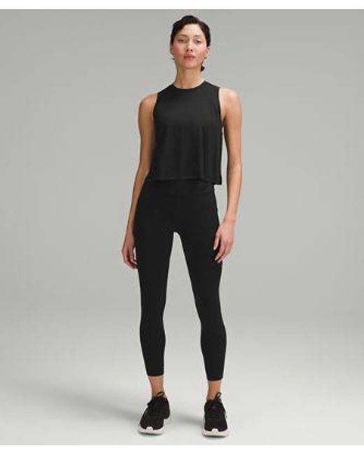 lululemon athletica Fast And Free High-rise Tight Leggings Pockets - 25" - Color Black - Size 0