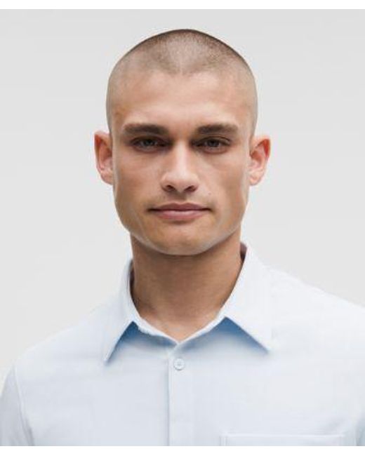 lululemon athletica White Commission Long-Sleeve Shirt for men