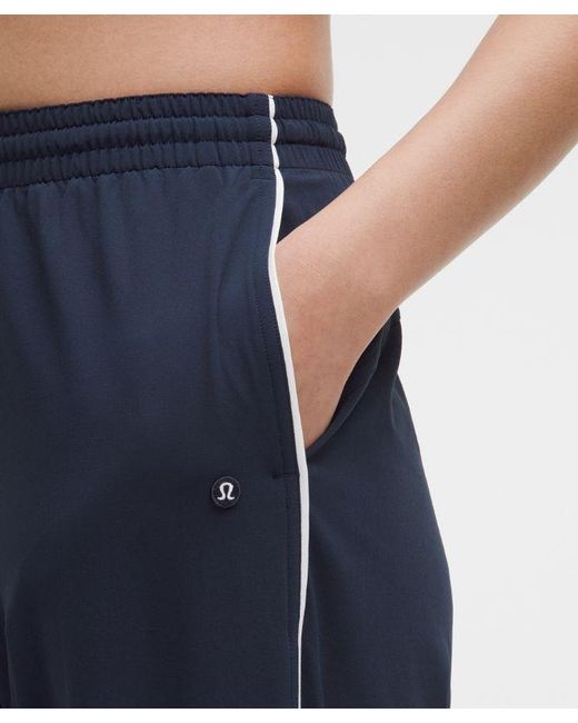 lululemon athletica Blue – Court Rival Wide-Leg Track Pants Regular – – Size 4