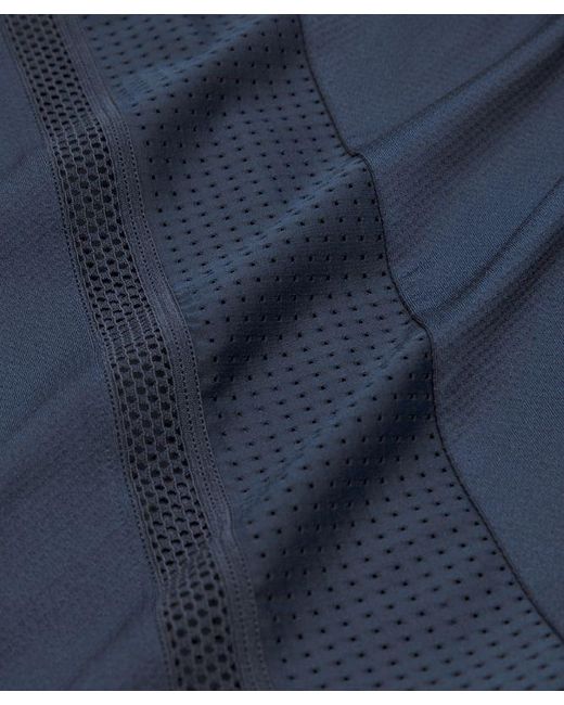 lululemon athletica Blue – Mesh Panelled Tennis Polo Shirt – – Size Large for men