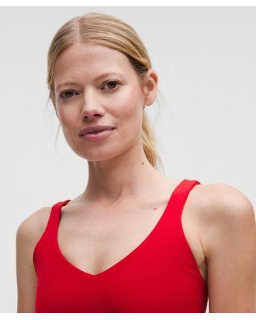 lululemon athletica Red – Align Tank Top Light Support, A/B Cup – – Size 4