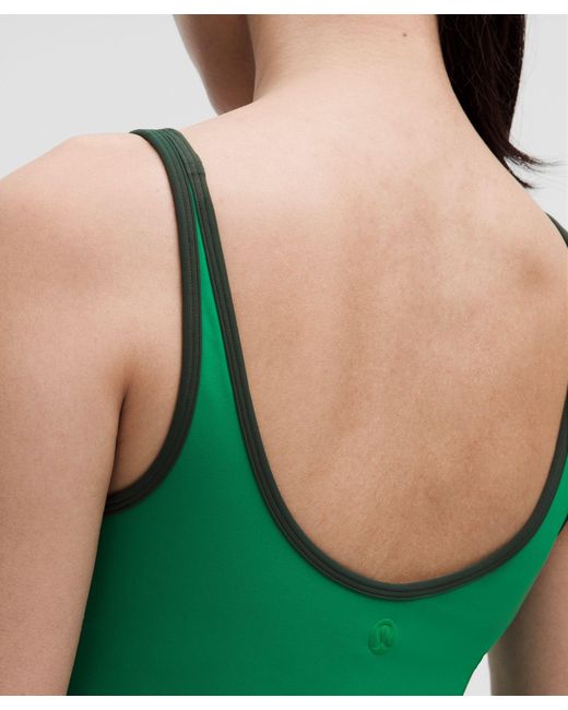 lululemon green tennis dress V-Neck Racerback Linerless Tennis Dress