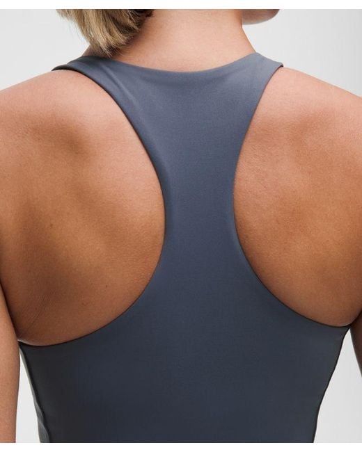 lululemon athletica Blue Wunder Train Racerback Tank Top