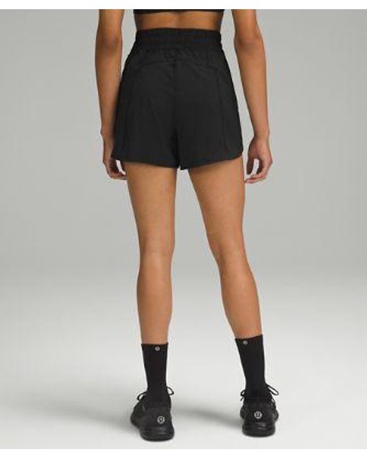 lululemon athletica Track That High-rise Lined Shorts - 5" - Color Black - Size 0