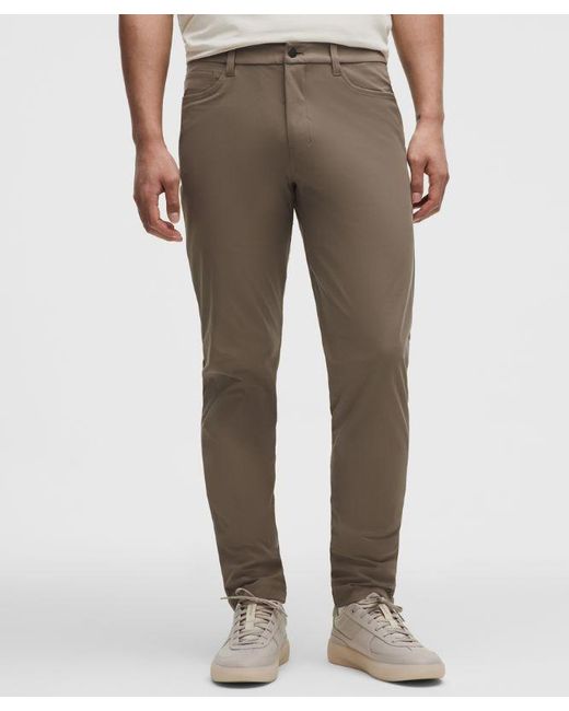 lululemon athletica Gray Abc Slim-Fit 5 Pocket Pant 28L for men