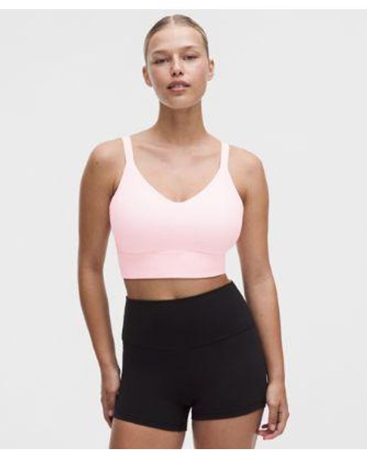 lululemon athletica Red Focuser Scoop-Neck Bra