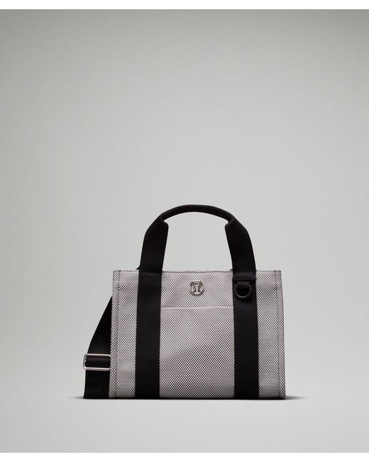 lululemon athletica Black Two-tone Canvas Tote Bag Mini 4.5l - Color Grey
