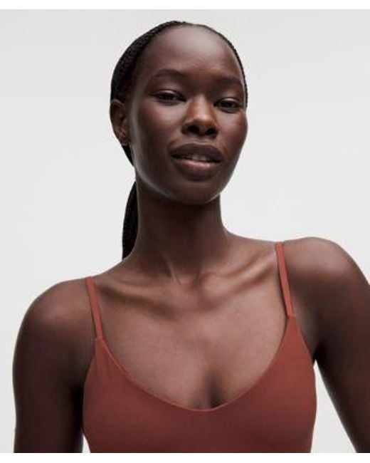 lululemon athletica Multicolor – Align Cami Bodysuit Light Support, A/B Cup – 6" – – Size 4