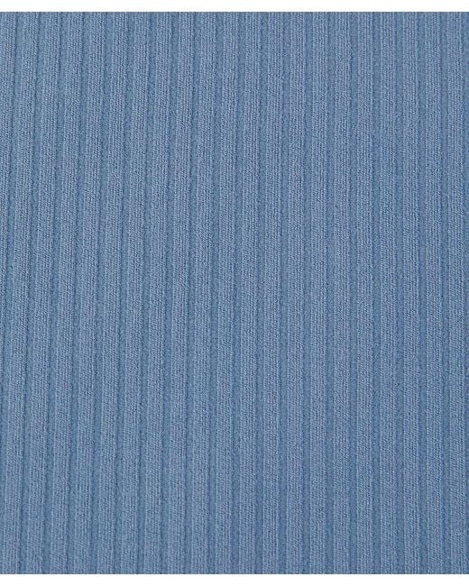 lululemon athletica Blue – Align High-Rise Ribbed Crop Leggings – 23" – –