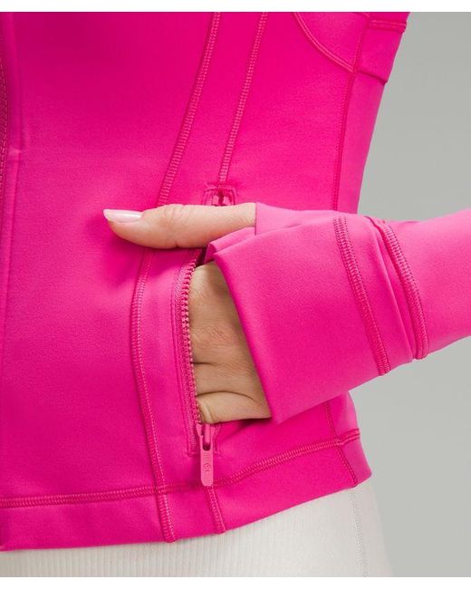 lululemon athletica Define Cropped Jacket Nulu - Color Pink/neon - Size 10