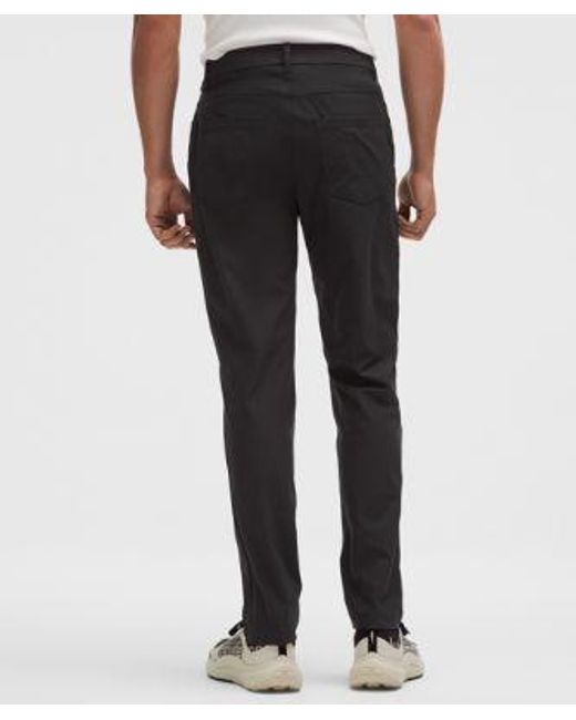 lululemon athletica Black Abc Pant Classic 34" Warpstreme for men