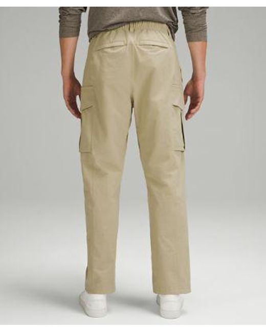lululemon athletica Natural Stretch Cotton Versatwill Relaxed-fit Cargo Pants for men
