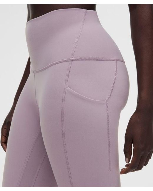 lululemon athletica Purple – Align High-Rise Pants With Pockets – 25" – /Pastel – Size 4