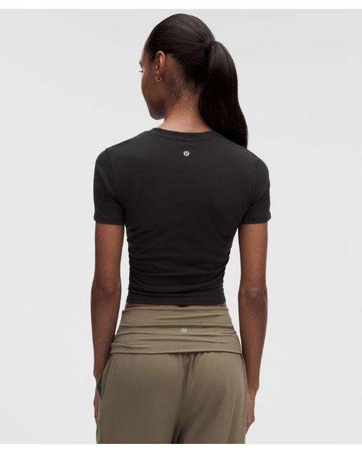 lululemon athletica Black – All It Takes T-Shirt – – Size 4