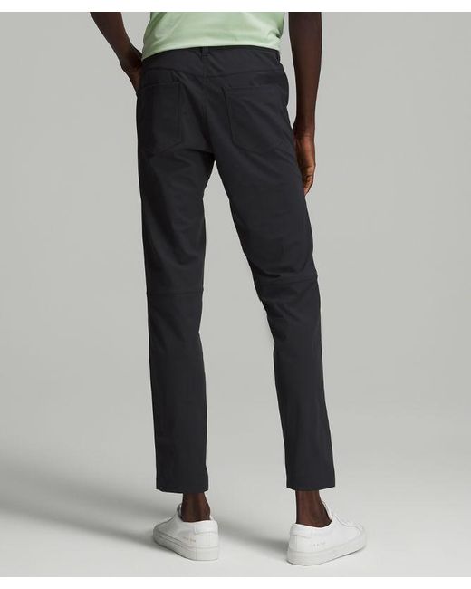 lululemon athletica Black Abc Skinny-fit 5 Pocket Pants 34"l Warpstreme for men