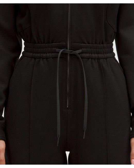 lululemon athletica Black – Ponte Relaxed-Fit Jumpsuit Slnsh Collection – – Size Large