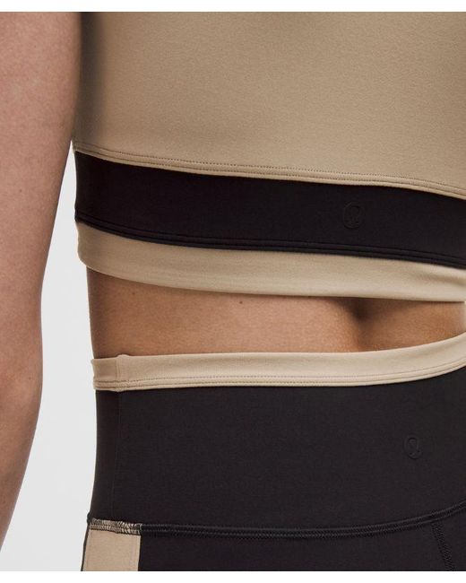 lululemon athletica Black Nulu Cropped Short-Sleeve Shirt