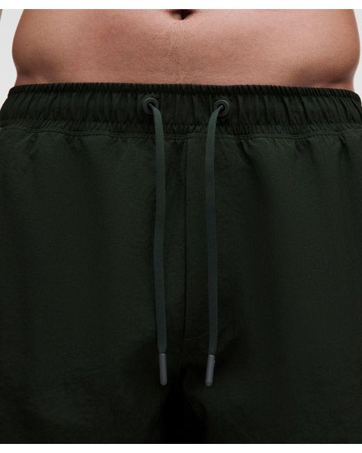 lululemon athletica White Crinkle Nylon Swim Short 7" for men