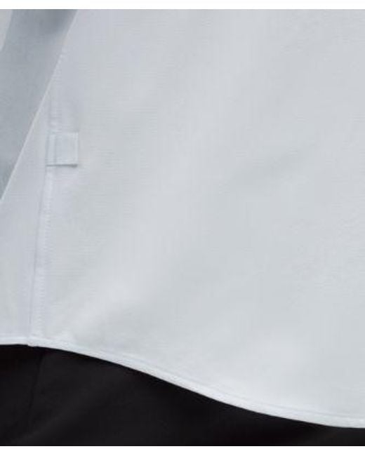 lululemon athletica Gray New Venture Classic Fit Long Sleeve Shirt for men