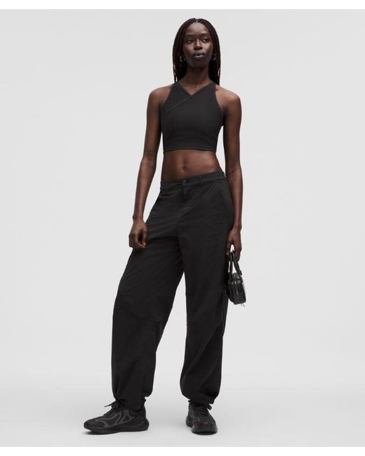 lululemon athletica Black Ripstop Mid-Rise Utility Pants Slnsh Collection