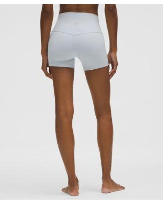 lululemon athletica Blue Align High-Rise Short 4"