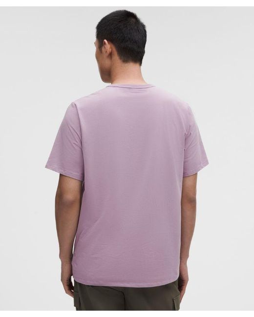 lululemon athletica Purple Organic Cotton Classic-Fit T-Shirt for men