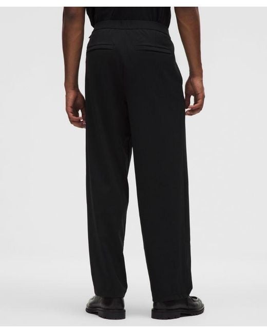 lululemon athletica Black Daydrift Relaxed-Fit Pleated Trouser Shorter for men