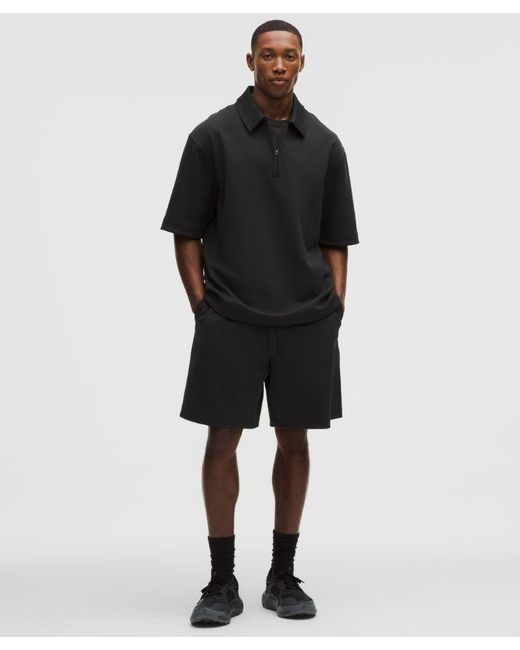 lululemon athletica Black Grand Standard Short-Sleeve Polo for men