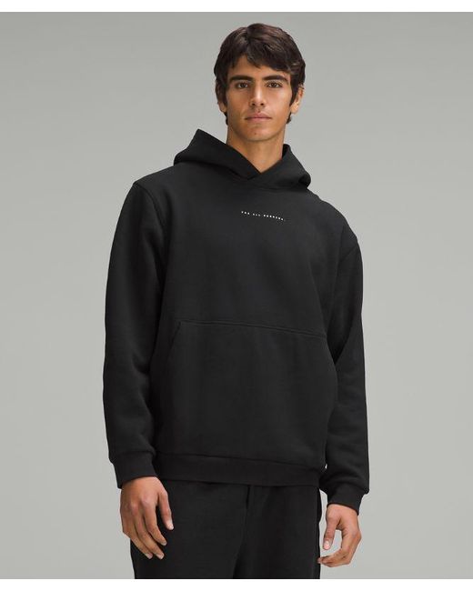 lululemon athletica Black Steady State Hoodie Graphic for men