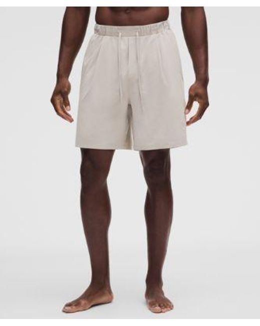 lululemon athletica Black – Balancer Relaxed-Fit Shorts – 7" – Color Khaki – Size Large for men