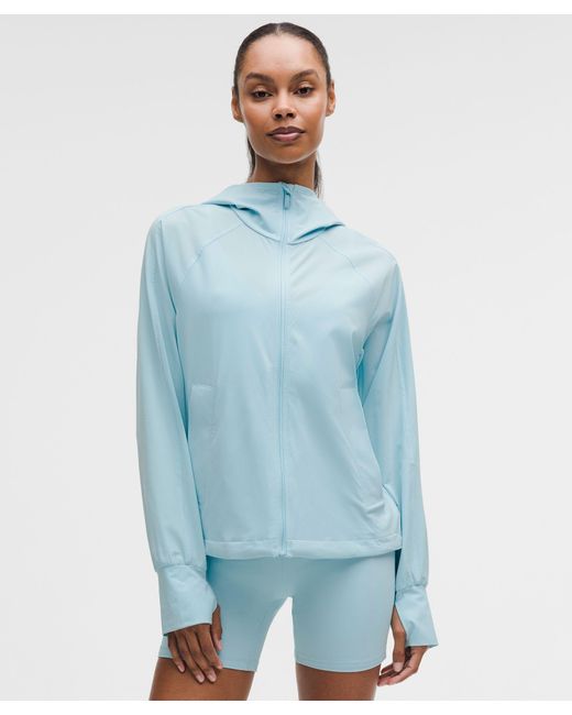 lululemon Lightweight Stretch Uv-Protective Jacket in Blue | Lyst