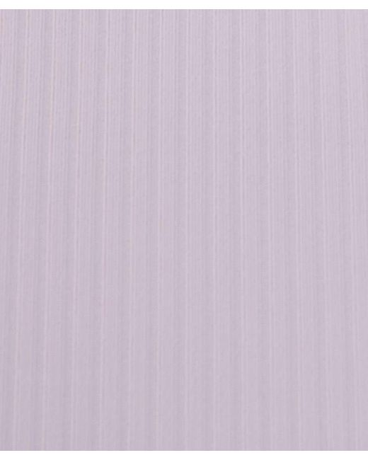 lululemon athletica Purple Like A Cloud Ribbed Longline Bra Light Support, B/c Cup